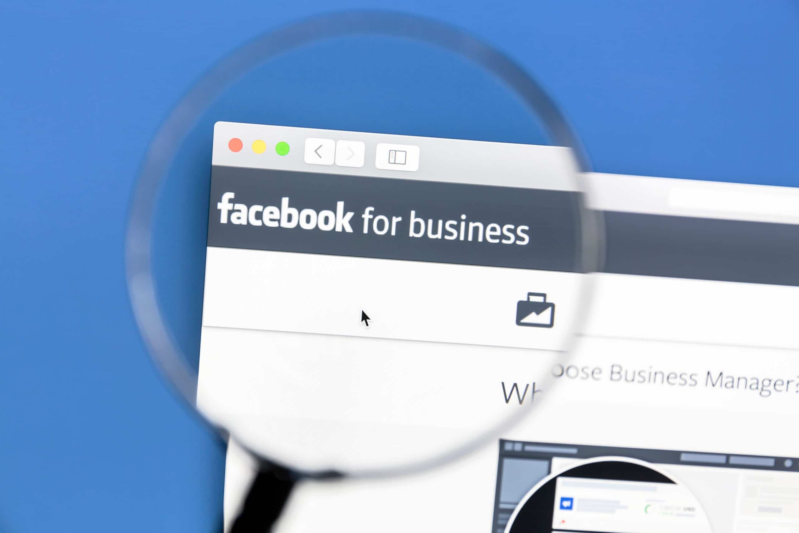 Facebook business page