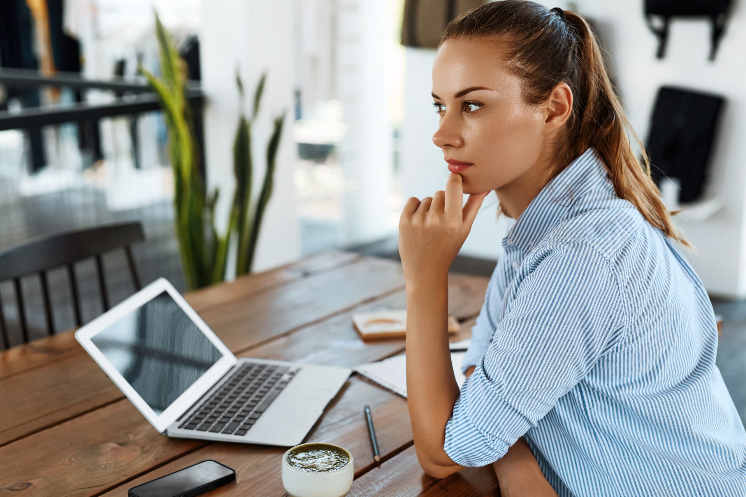 Female Freelancer Working