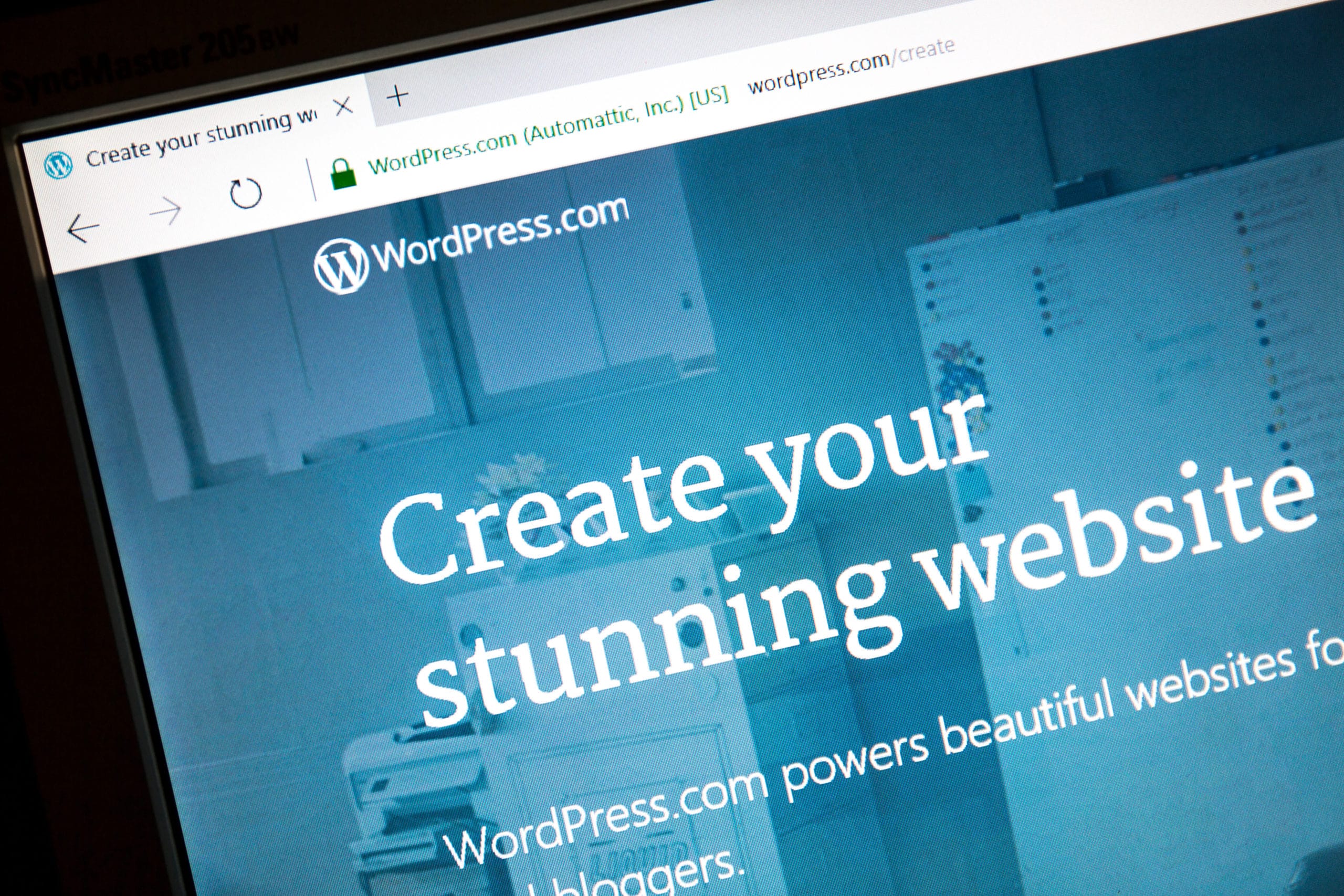 WordPress website