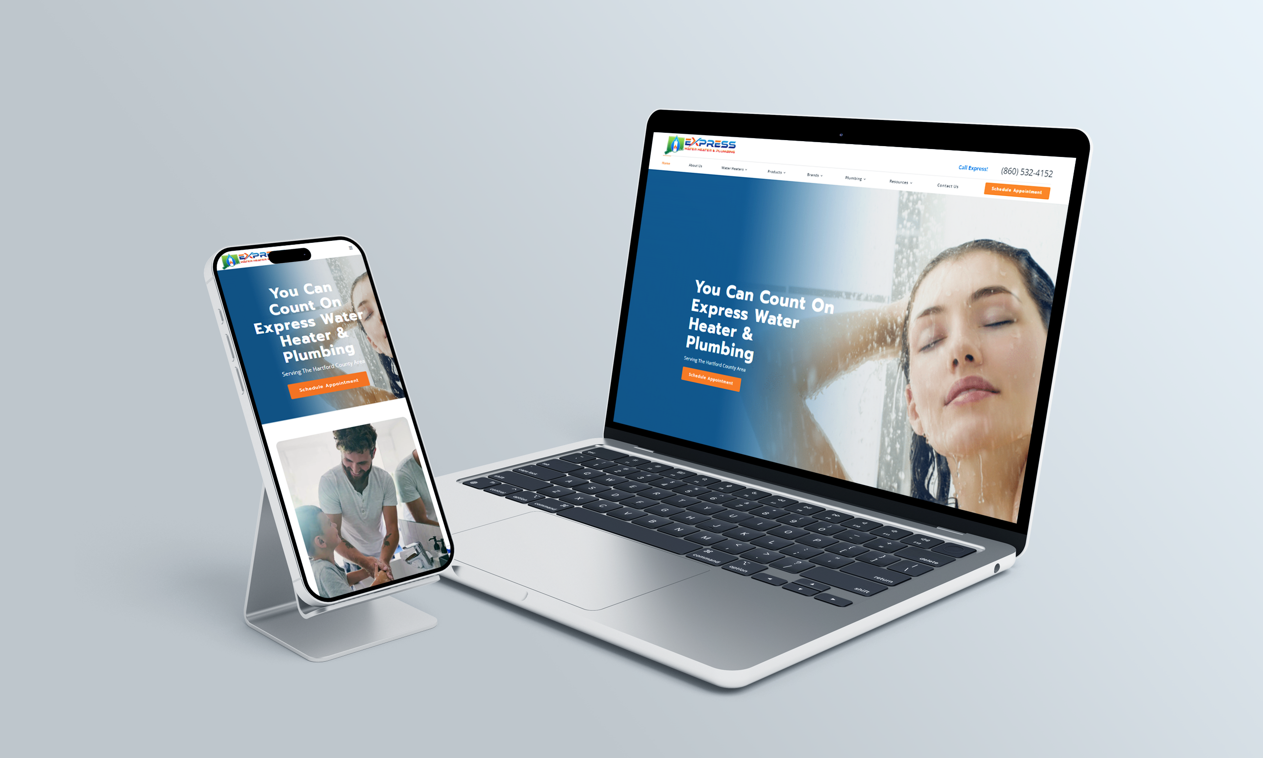 Express Water Heaters & Plumbing Client Website