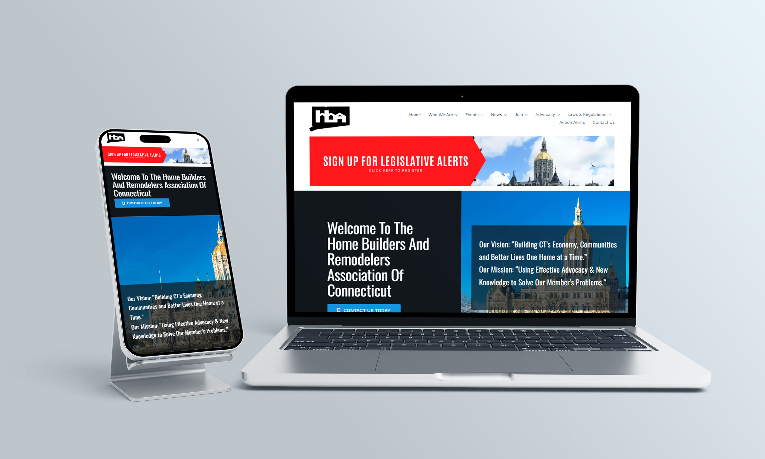 HBRA Connecticut Client Website