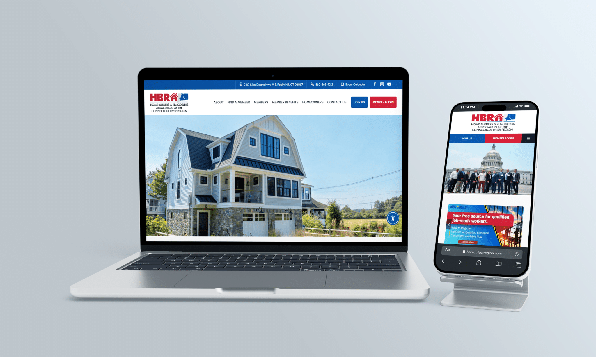 stratedia seo services for home builders association connecticut river region in rocky hill connecticut focusing on local seo website design and digital marketing for construction and building industry professionals