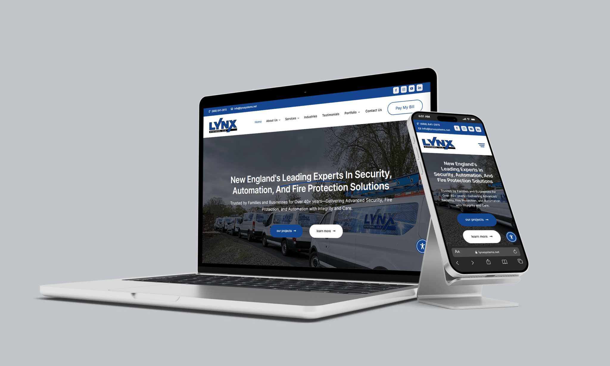 stratedia seo services provided for lynx systems in southington connecticut focusing on website design local seo and digital marketing strategies