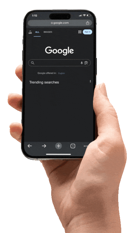 Stratedia Website Phone View