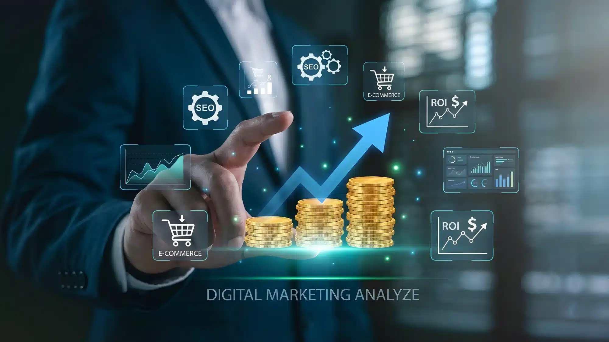 Digital marketing analytics illustrating how an SEO agency for contractors can increase online growth